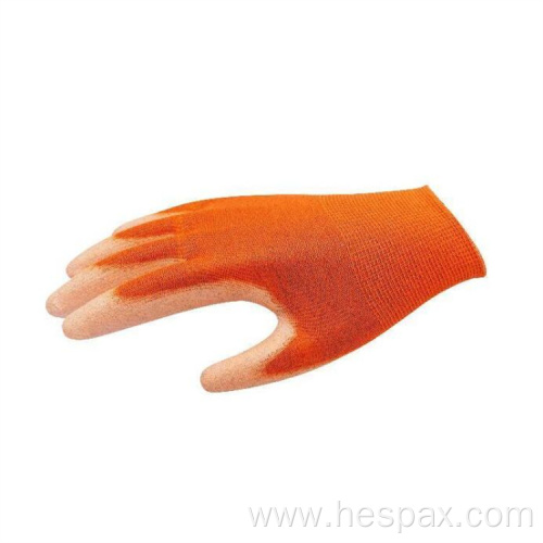 Hespax OEM Carbon Fiber PU Dipped Safety Glove